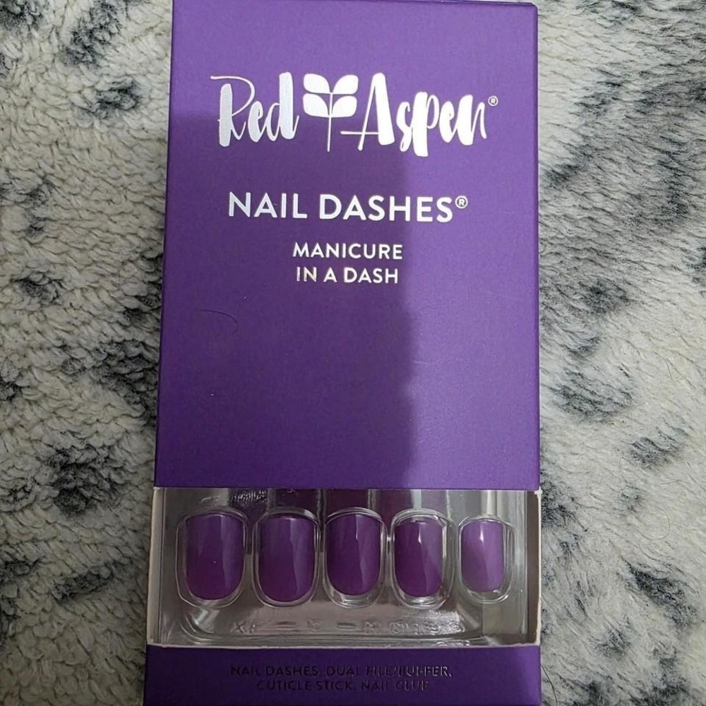 Red Aspen Nail Dashes: Wild Purple Petunia *New*